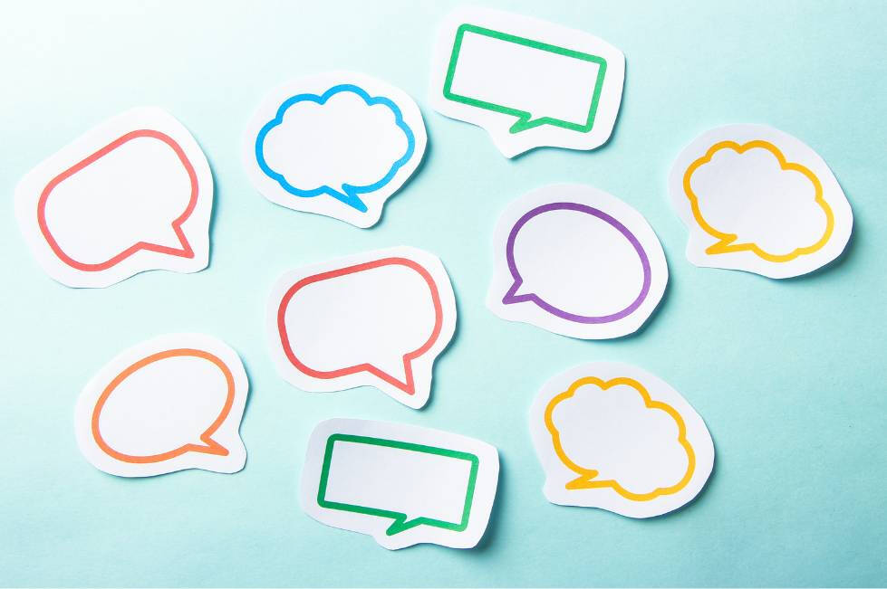 speech bubbles